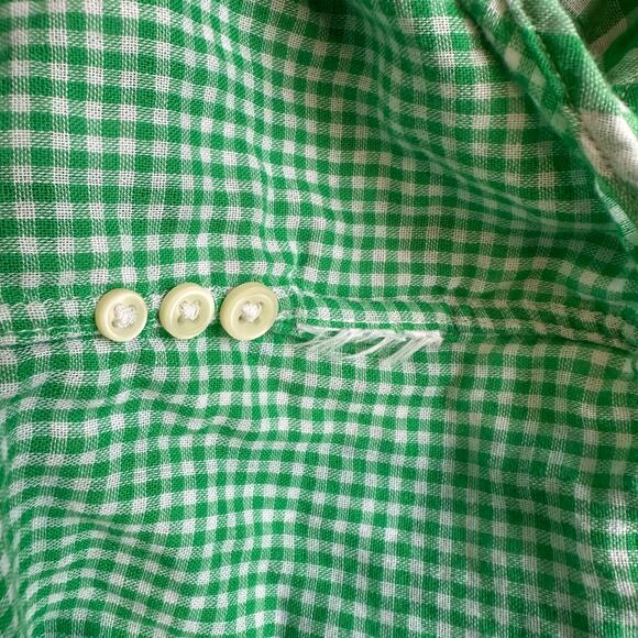 Ralph Lauren Men's Classic Fit Double Faced Gingham Button Down Shirt XL - Picture 6 of 8